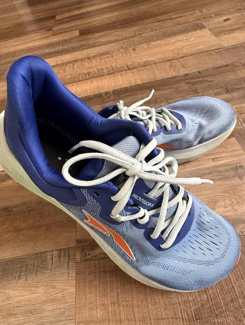 Altra Provision 8 Mens Shoe Sz 11.5 Blue Mesh Lace Up Running Sneaker No Inserts